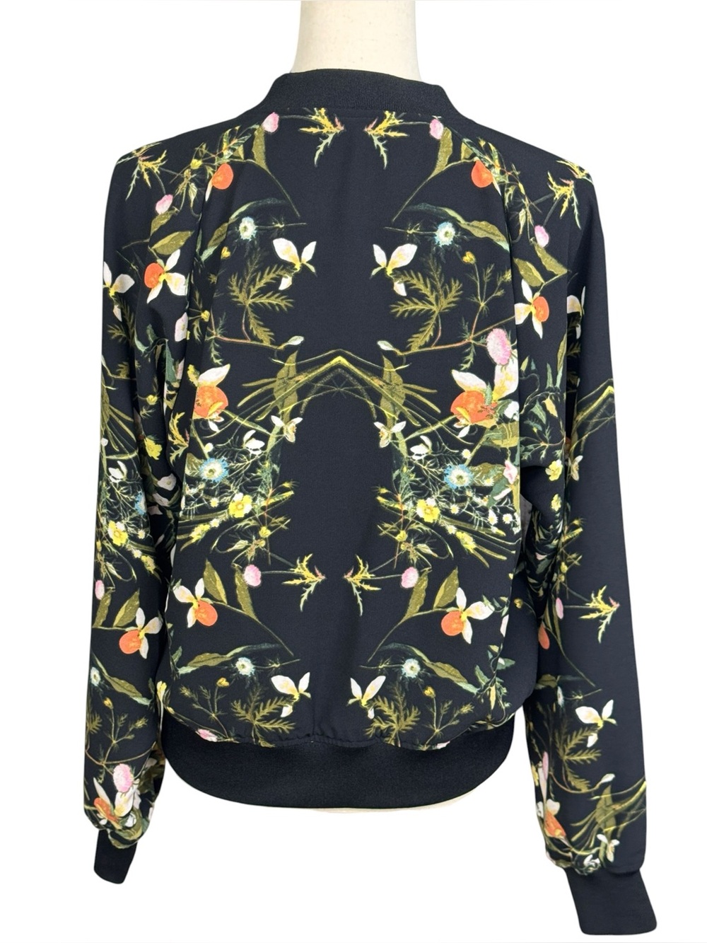 Rachel Roy Floral Bomber Jacket – Size Medium